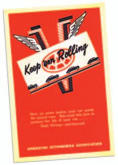 In 1943, AAA published its first guide, Keep em Rolling, to assist with gasoline rationing required by World War II.