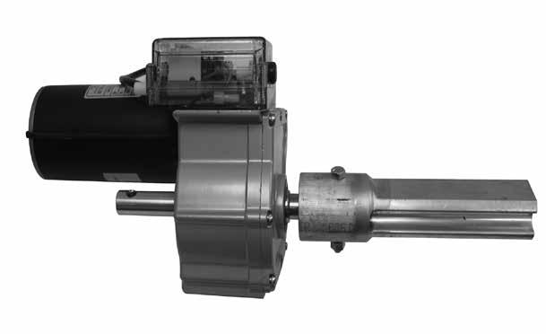 The tube adapter shown in this example is designed to connect the electric motor to the curtain channel roll bar. Curtain is not shown.