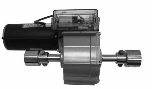 When the motor is mounted between adjacent panels, an adapter for each shaft end is required. Installation Keder dapter ctual adapter may differ.