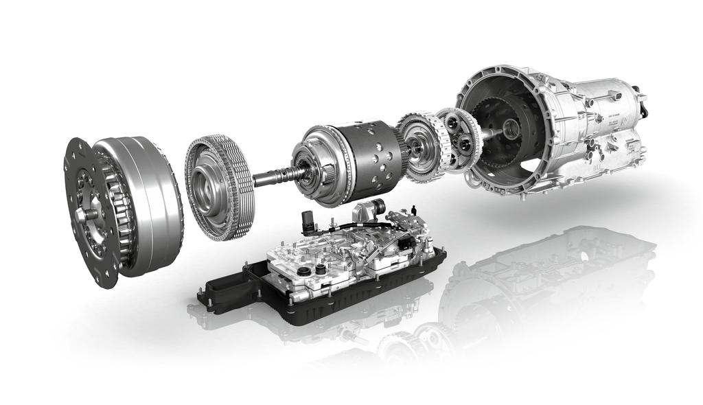 Precision for more dynamics, convenience and efficiency With the development of the new 8-speed automatic transmission by ZF, the focus is not on the number of speeds but rather on the minimization