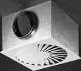 Swirl Diffusers SECTION 11 Type TDF TDF - SilentAIR swirl diffusers are available in various sizes. In accordance with architectural requirement the face plate can be circular or square.