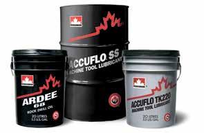 WAY & MISCELLANEOUS FLUIDS Machine Tool and Way Lubricants APPLICATION PRODUCT PERFORMANCE FEATURES CREDENTIALS Slideways of machine tools ACCUFLO TK 68 Enables smooth motion, reduces friction.