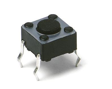 PTS5 Series mm Tact Switches Features/enefits Compact size x mm Variety of actuator lengths Choice of actuation force RoHS compliant and compatible Typical Applications Consumer products