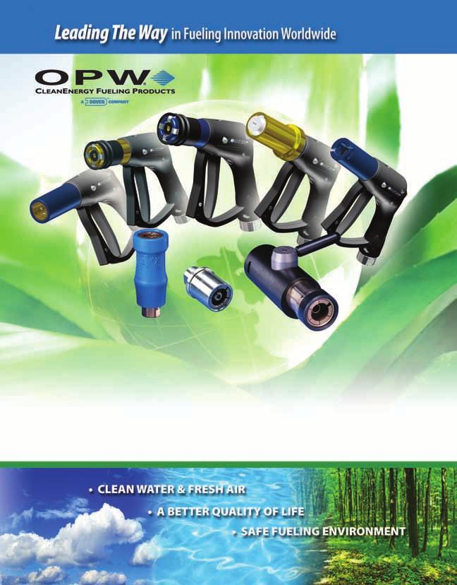 OPW CLEAN ENERGY FUELING PRODUCTS At OPW, we believe that green is good business, which is why we are committed to providing innovative and effective solutions that help promote safer, more efficient