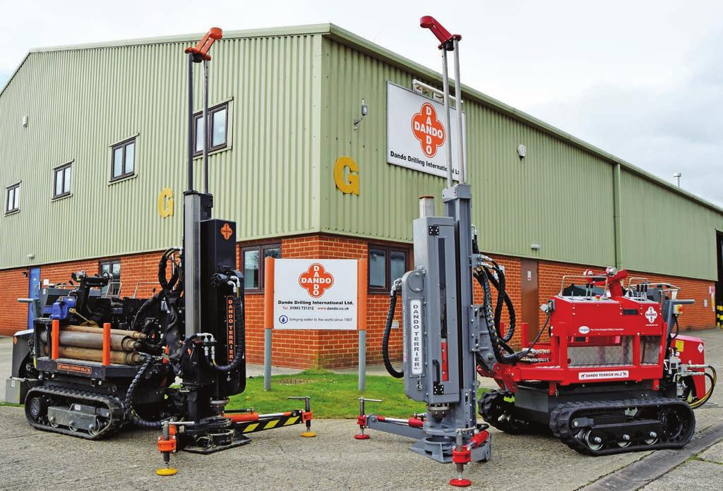 Dando Drilling International Dando Terrier MK2 The new compact, versatile Dando Terrier MK2 has been designed specifically for sampling and testing for site investigation and