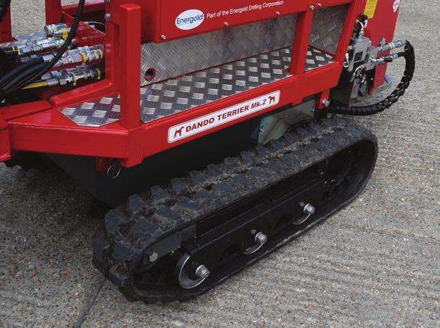 Dando Terrier MK2 Options Fixed wide track kit extends the width