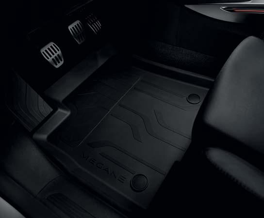 Set of four floor mats for the front and rear.