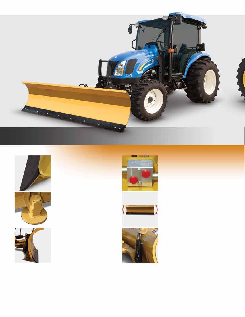 New Holland Boomer 3045 with the HLA 2000 SnowBlade FEATURES Replaceable, Reversible Cutting Edge Our cutting edges are designed to be easily replaceable and are reversible to give you twice the life.