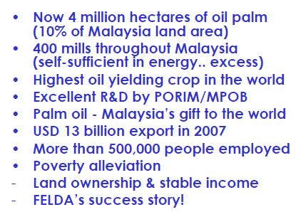 Malaysian Oil Palm Industrial Complex from M.