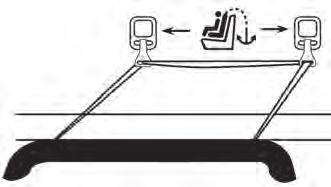 Reposition cover. 2. After the child restraint has been installed using the vehicle s seat belts (see pg. 13-14), attach the tether hook(s) to the vehicle s tether anchor(s).