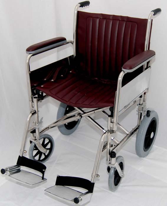 MRI Transport Transport Chairs 20 Wide Overall Width: 25 Transport Wheelchair Removable Full Length Padded Arms, Swingaway, Detachable Footrests or