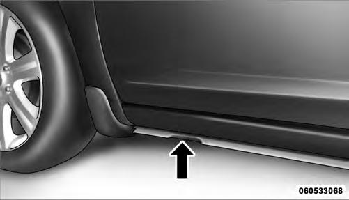 3. There is a front and rear jacking location on each side of the vehicle.