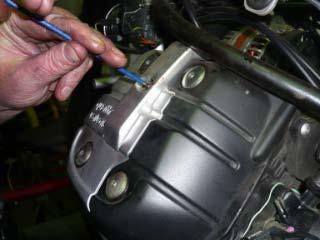 Pic 22: Re-install the HT lead covers.