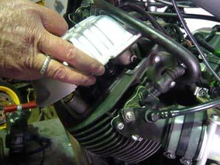 Pic 8: The rocker cover can now be lifted off; the gasket is a nitrile/viton type and is re-useable.