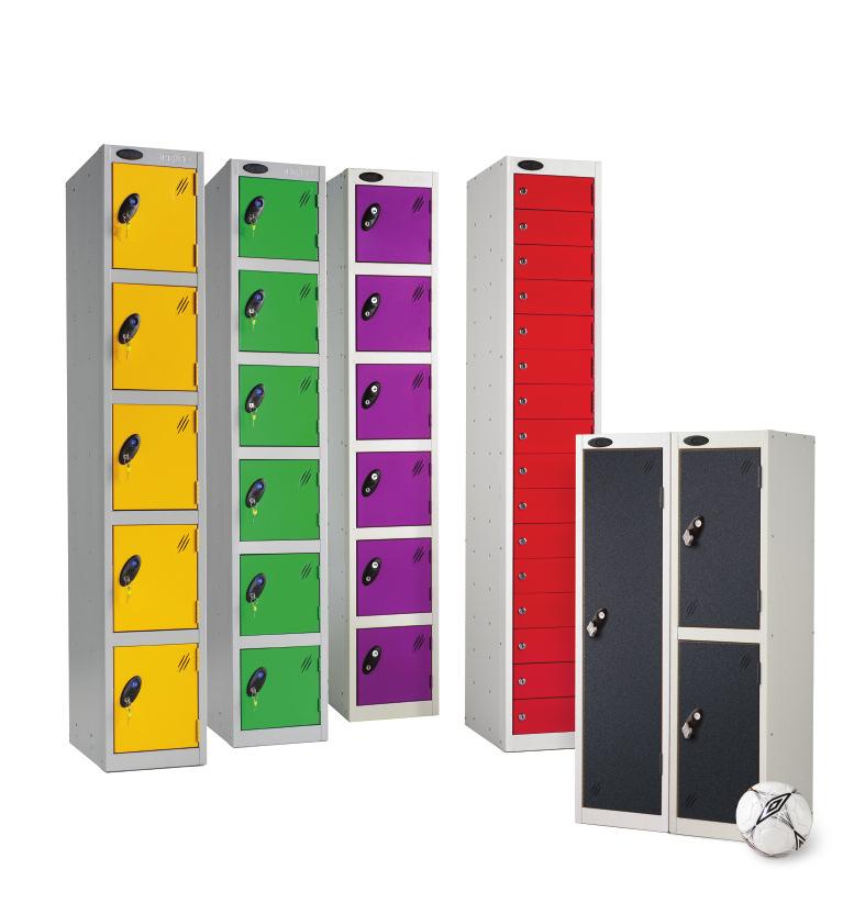 O LOCKERS SPECIALIST SOLUTIONS Throughout this brochure you will find creative and specialist storage solutions and options for very specific and individual applications.