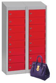 This Locker has sixteen individual compartments each with its own door and key. This Locker has eight individual compartments each with its own door and key.
