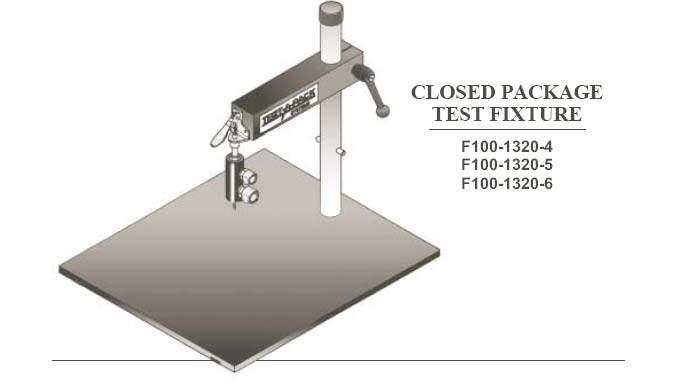 Operator s Manual The Closed Package Test Fixture is used with Test-A-Pack Automatic Control Console models F100-1380, F100-2500, and F100-2600.