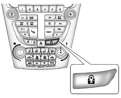 2-8 Keys, Doors, and Windows Safety Locks Base Radio Shown, Uplevel Similar The rear door safety locks switch is on the instrument panel.