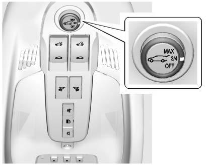 Keys, Doors, and Windows 2-9 WARNING (CONTINUED). Adjust the climate control system to a setting that brings in only outside air and set the fan speed to the highest setting.