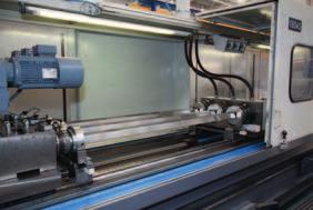 The manufacturing process for the pressure bars is similar to the tamper bars; there are