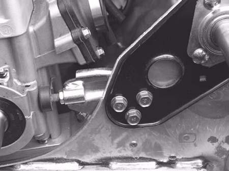 NOTE: Keep track of the spacers that are on the jackshaft (behind the driven clutch). 10.