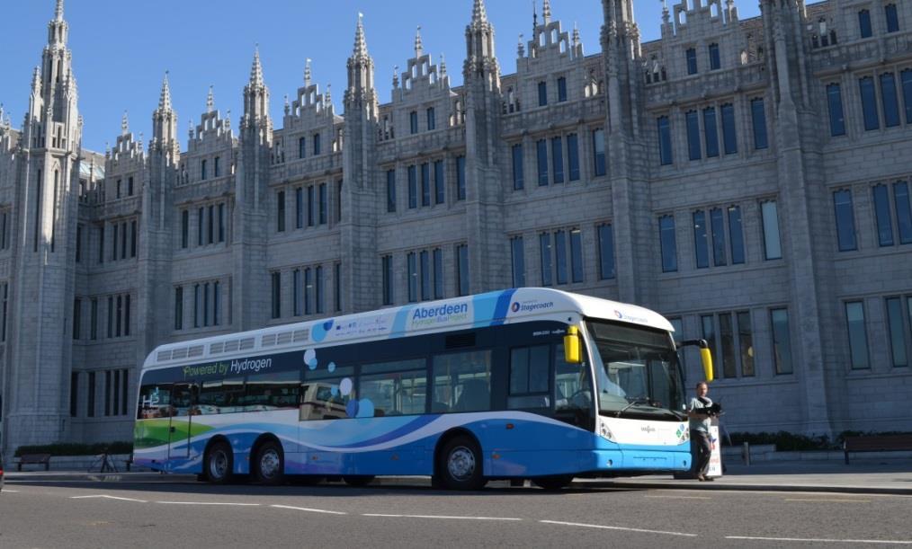 Scotland Europe s largest fleet of Hydrogen fuel cell buses A