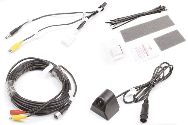PARTS IDENTIFICATION ITEM QUANTITY PART NUMBER DESCRIPTION 1 1 250-8552 INTERFACE ADAPTER HARNESS 2 1 250-8550 CAMERA EXTENSION HARNESS 3 1 250-8117 CMOS REAR CAMERA ASSEMBLY 4 1 SACK PARTS: