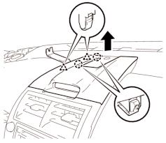 NOTE AND RECORD ANY ANTI- THEFT RADIO CODES PRIOR TO DISCONNECTING. VEHICLE PREPARATION 1.