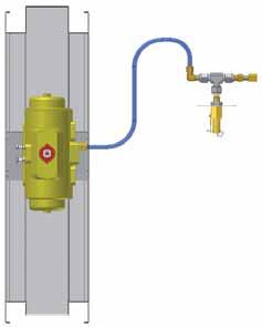 Pneumatic Control Mode All dimension are in millimetres Pneumatic Thermal Release (PTR) 4mm diameter tubing 500mm length connection to