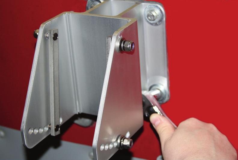 4. Attach the Mounting Bracket to the Transom/Stern using the Mounting Bracket to Transom Hardware (J-M.) DO NOT OVERTIGHTEN.
