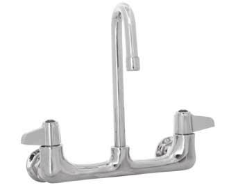 Mounted Faucet with 5½ Swivel Gooseneck Same as 5F-8WLX12 except with 5½ swivel gooseneck 11½ height 5F-8WLX03 8 Wall Mounted