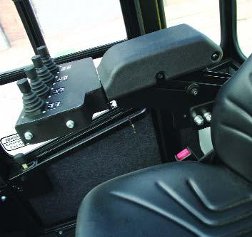 1 FOPS operator protection - Isolated rubber mounts between cab & chassis -