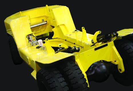 liftruck. The low-profile counterweight is available as a cast or welded counterweight.