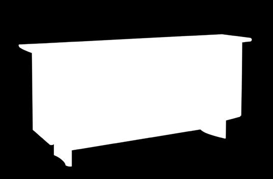 Sideboard 215071 L: 78 ¾ 200 cm. D: 21 ¼ 54 cm. H: 34 ¼ 87 cm.