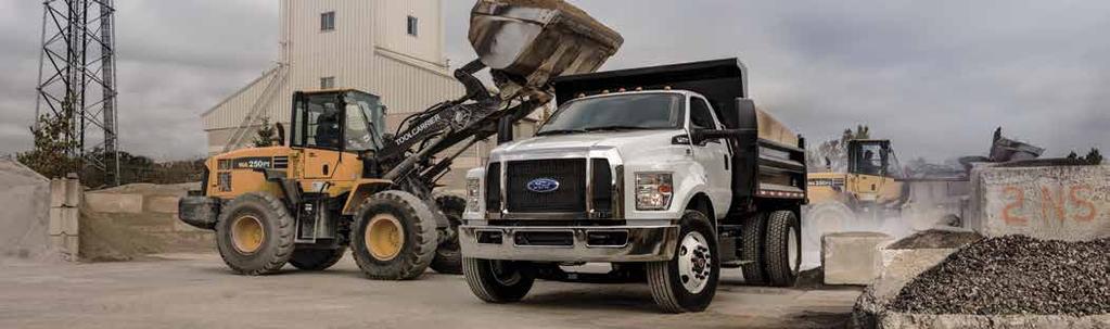 DIMENSIONS (1) (EXTERIOR DIMENSIONS/INCHES) continued 2018 F-750 SUPER DUTY GAS AND DIESEL Regular Cab 114.
