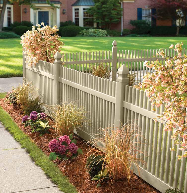 Vinyl Fencing Phone #: 888-418-4400 Fax #: 440-891-5265 SOS Item #: 340483, 338990 Lead Time: within14 Days Vinyl Fence
