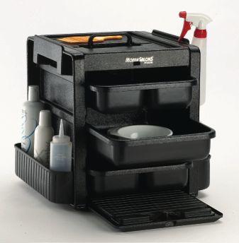 The Mobile The Mobile salon offers 3 removable trays, The Mobile salon offers 3 removable trays salon offers 3 removable trays that fit