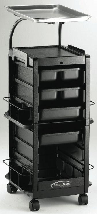 Model SM100-P (Not shown) With basic chemical tray and disappearing lockable door.
