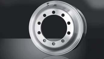 A forged Alcoa wheel withstands a load of 71,200kg before it deforms by 5cm.