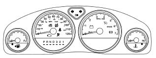 3 Instrument Panel Cluster A B C D E Your vehicle s instrument panel is equipped with this cluster or one very similar to it. The instrument panel cluster includes these key features: A. Fuel Gauge B.