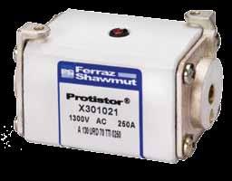 1250/10 Volt PSC Square Mersen 1250/10V PSC square body fuses provide maximum flexibility in equipment design and ultimate protection for today s power conversion equipment.
