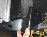 bolt through the rear mounting hole with the sub frame bolt
