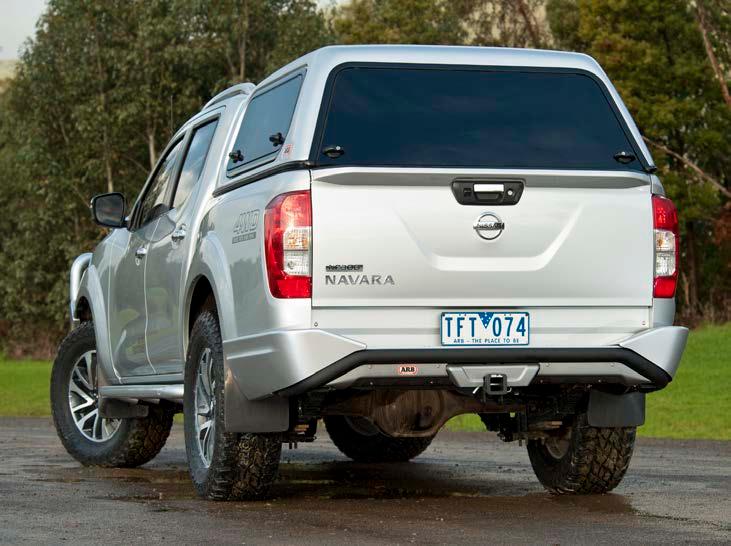 shown PRODUCT SPECIFICATION DESIGN & DEVELOPMENT: To complete the ARB Summit protection range for the Nissan NP300 Navara a Summit Rear