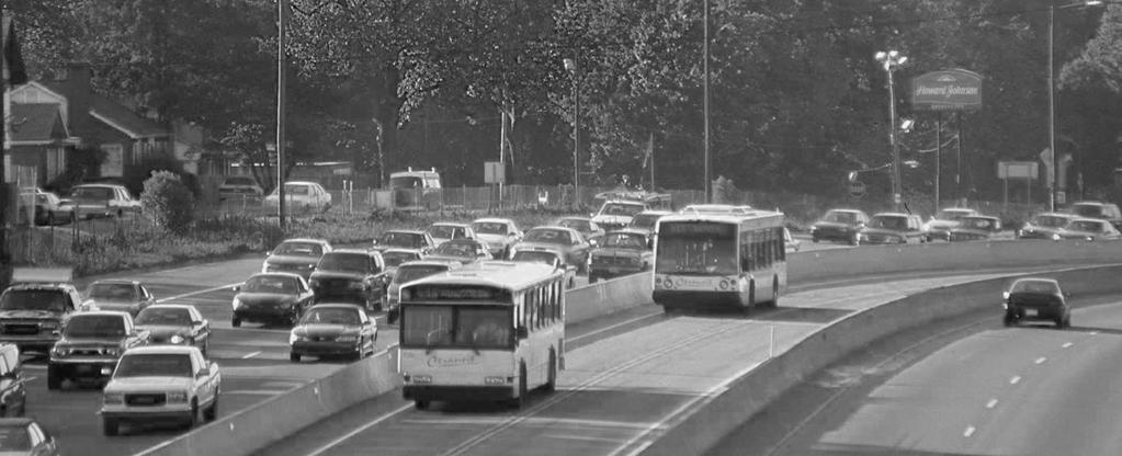 Figure 1: Example of Bus Rapid Transit System Busway in Charlotte, NC Source: Charlotte area transit system.