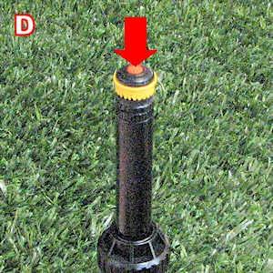 D - Stream rotor nozzle, screw