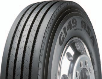 All-Position Unisteel G149 RSA Premium LATEST TECHNOLOGY DELIVERS A SIMPLE SOLUTION FOR COMPLEX REGIONAL SERVICE Succeeding the Unisteel G159, this all-position tire helps deliver long, even wear in