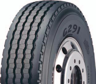 All-Position s Unisteel G291 VERSATILE ALL-POSITION TIRE WITH WEAR AND TRACTION TOUGHNESS FOR RUGGED METRO SERVICE Great tire for metro service applications Fights irregular and excessive wear with