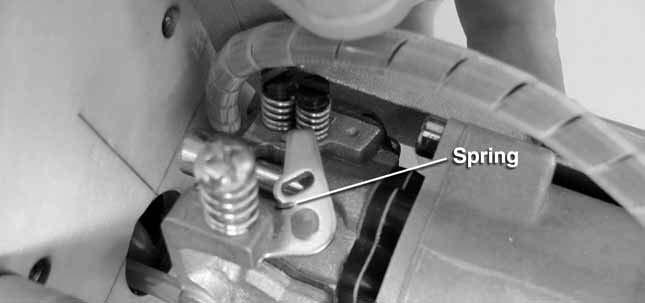 Be sure to use a non-metallic linkage and a Faslink to secure the throttle linkage to the servo. 10.
