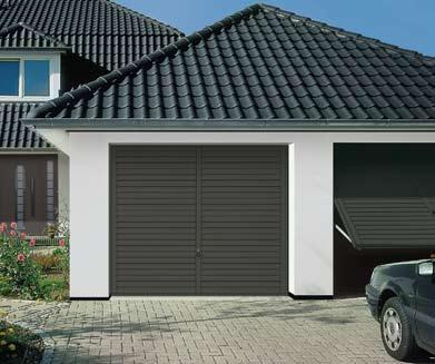 Steel doors The ribbed variants Hörmann also offers attractive