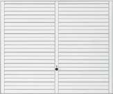 available Style 990 Chevron design ribbed steel Door width up to